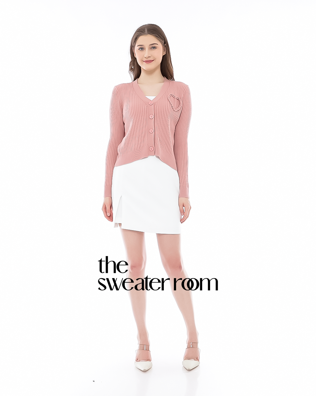 Ella Heart Knit Cardigan