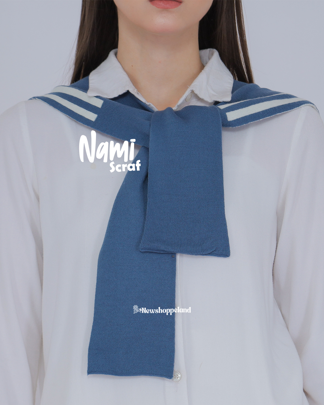 Nami Scarf Sailor Collar Knit Premium