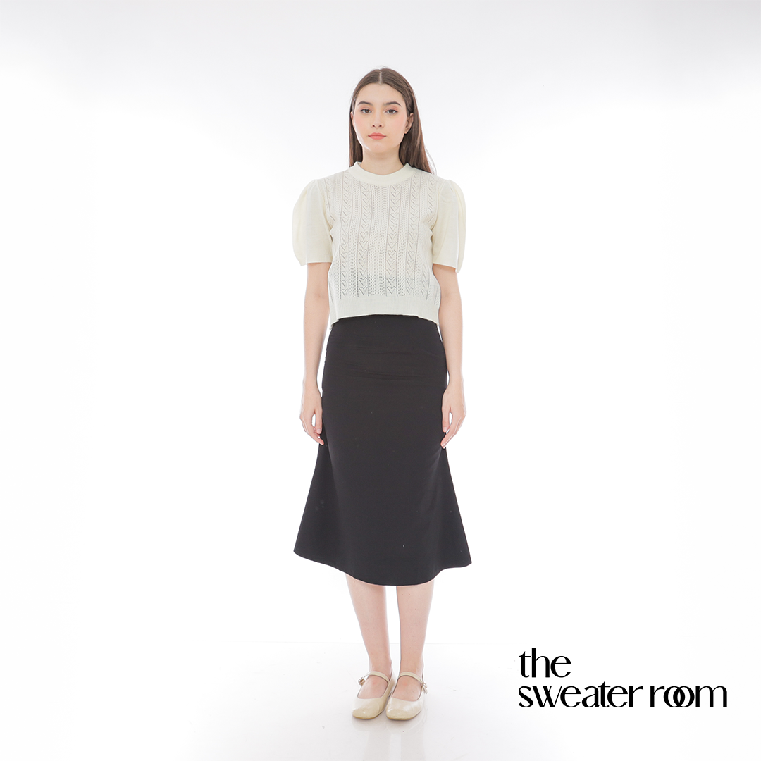 Liz Puff Sleeve Knit Top – Feminine Chic Blouse