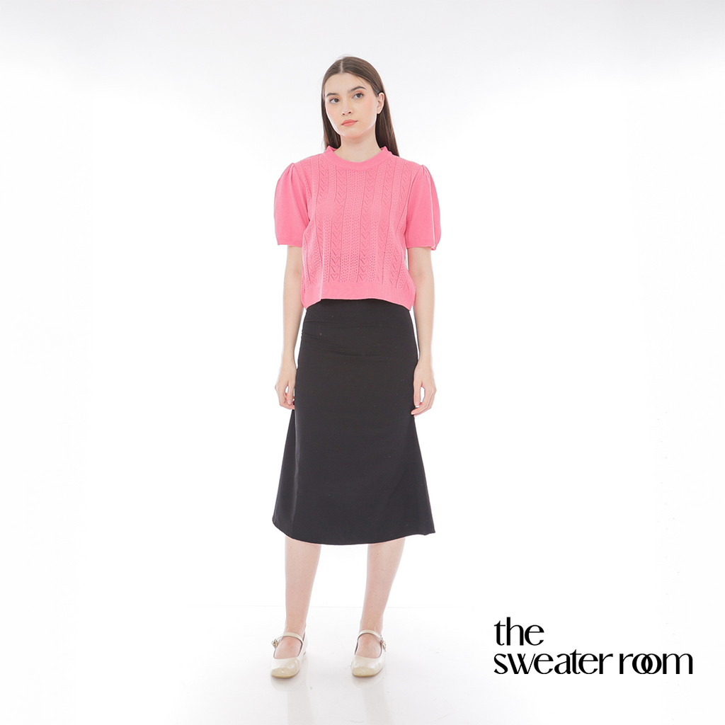 Liz Puff Sleeve Knit Top – Feminine Chic Blouse