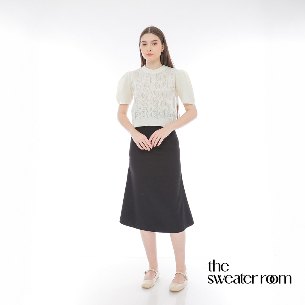Liz Puff Sleeve Knit Top – Feminine Chic Blouse