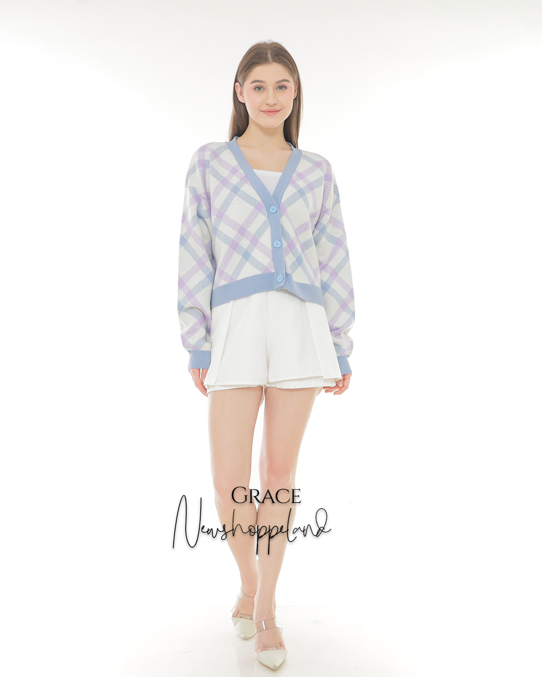 Grace Crop Cardigan Oversize Premium