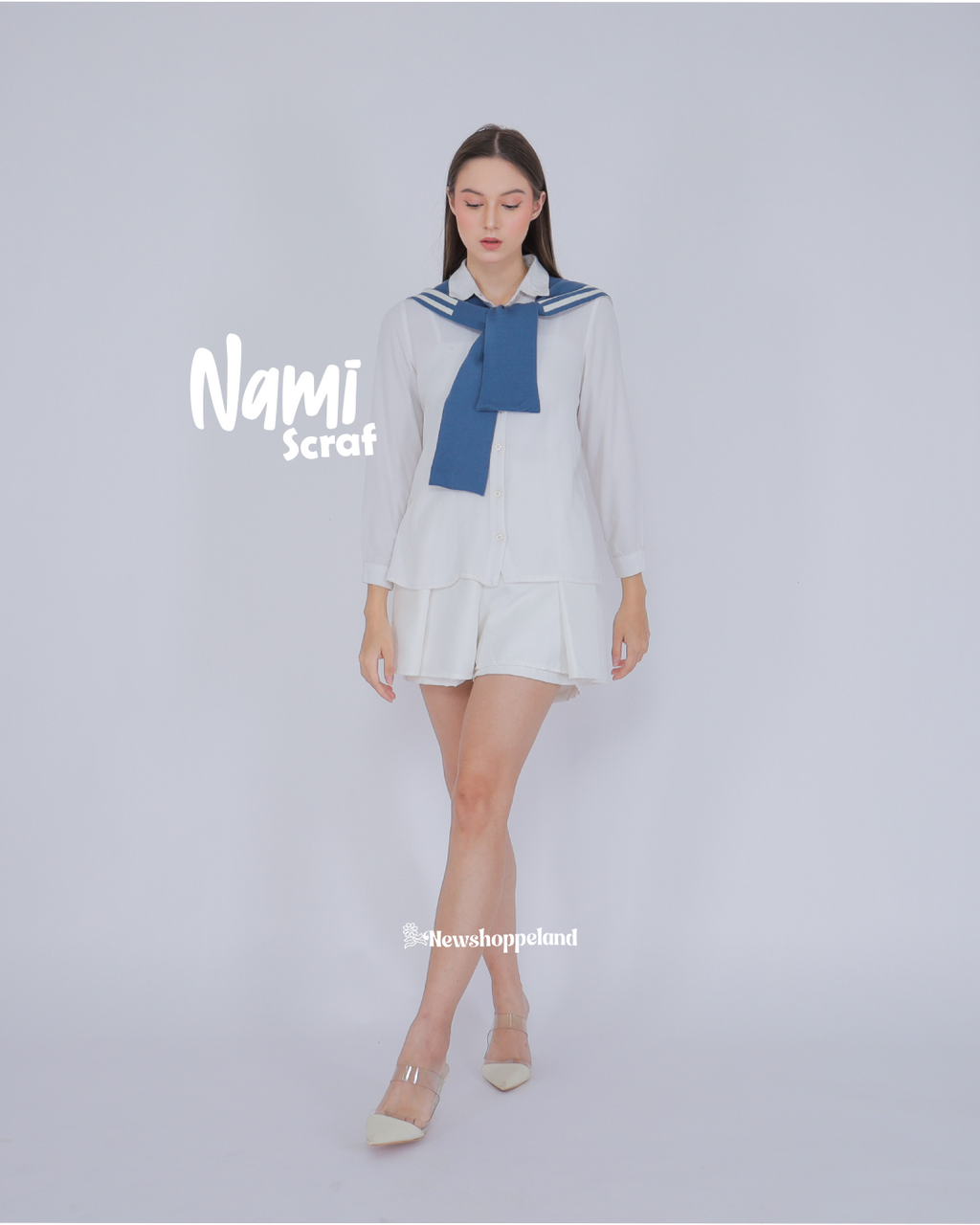 Nami Scarf Sailor Collar Knit Premium