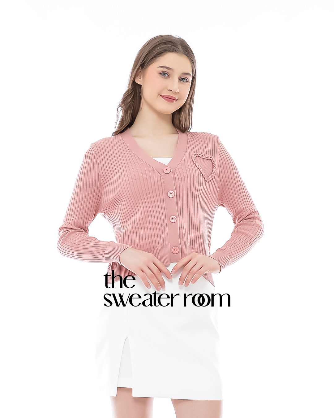 Ella Heart Knit Cardigan