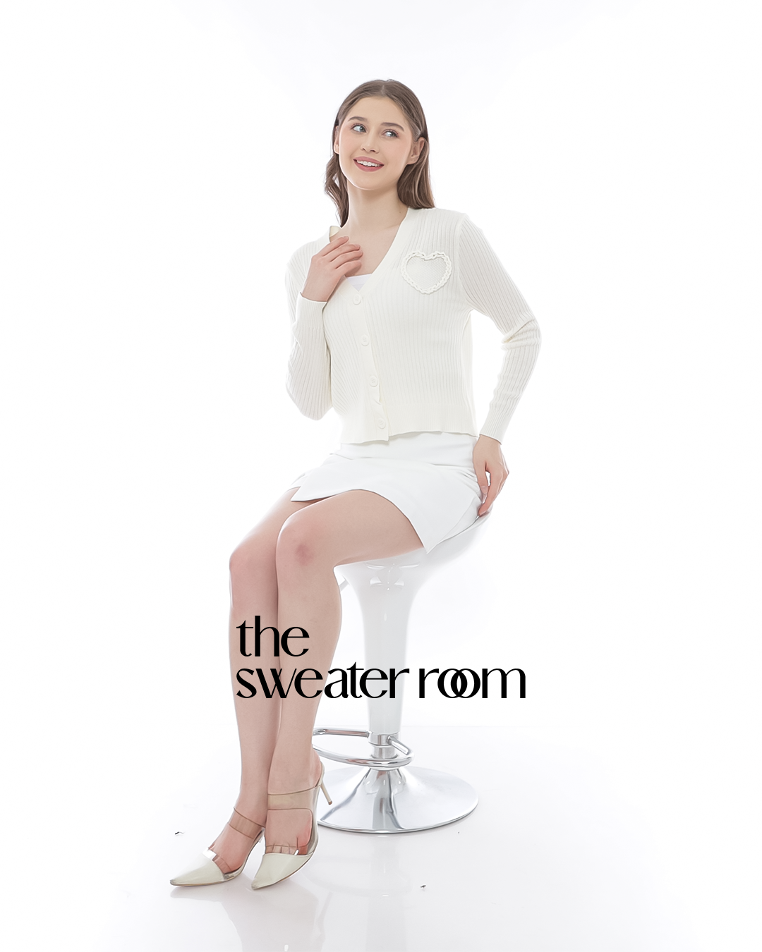 Ella Heart Knit Cardigan