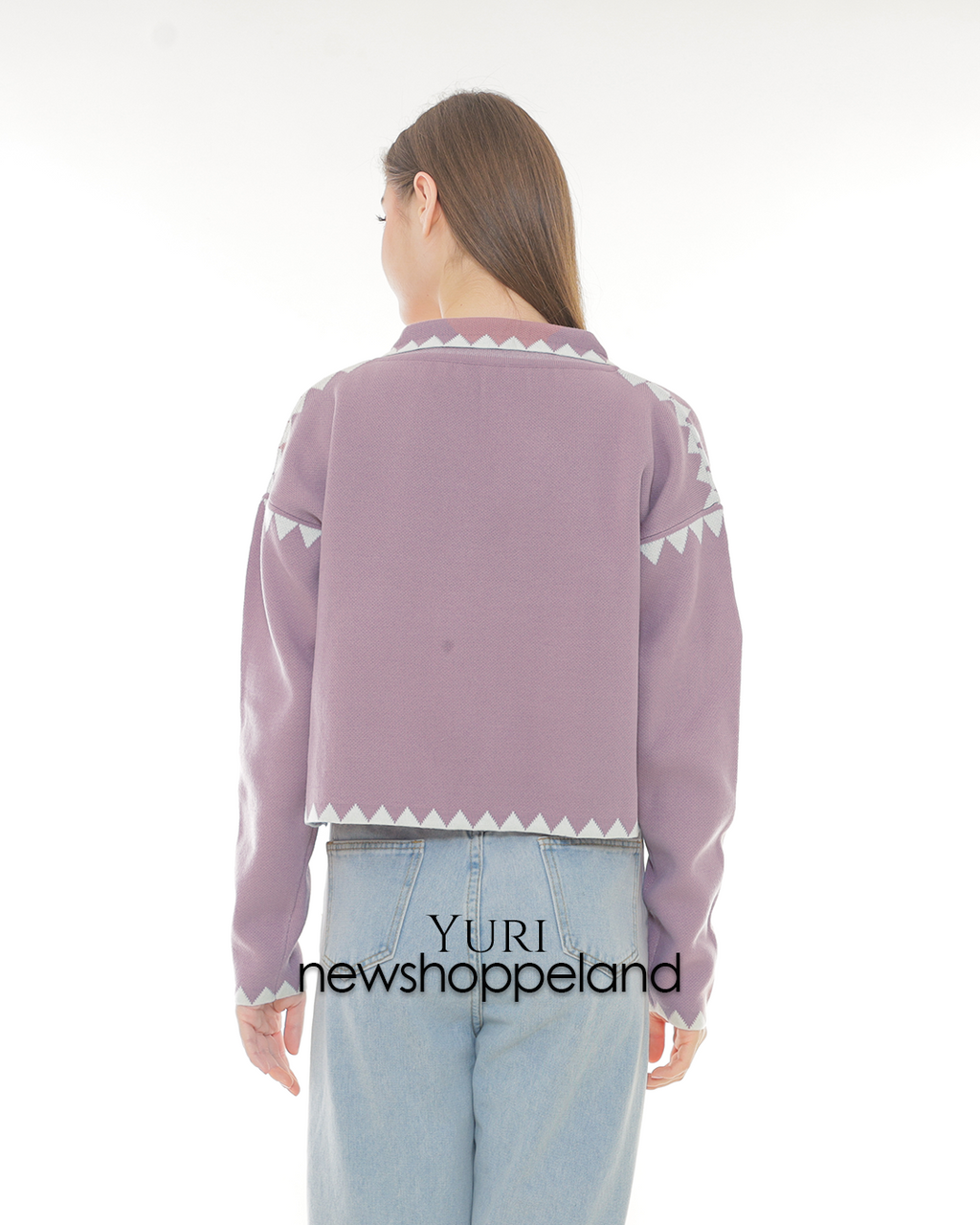 Yuri Semi-Crop Cardigan Oversize Premium