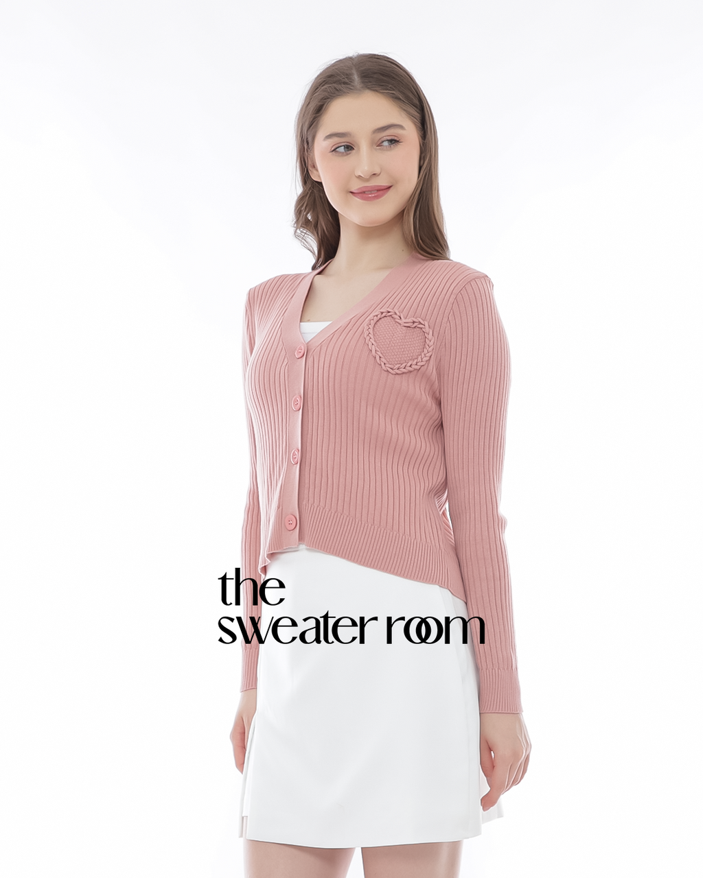 Ella Heart Knit Cardigan
