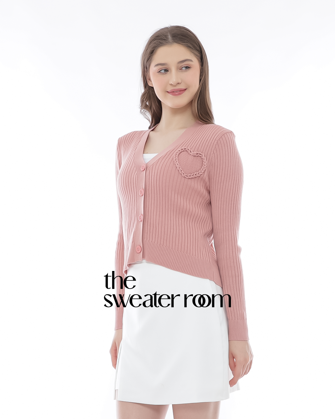 Ella Heart Knit Cardigan