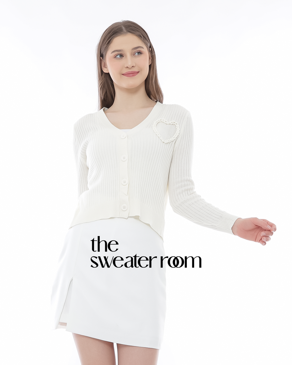 Ella Heart Knit Cardigan