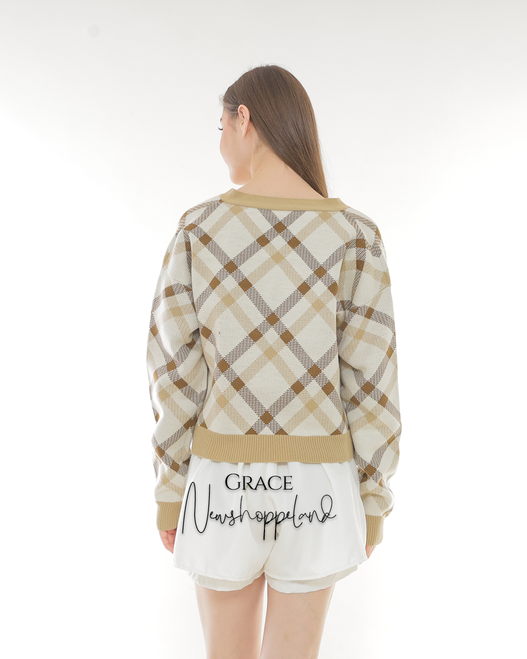 Grace Crop Cardigan Oversize Premium