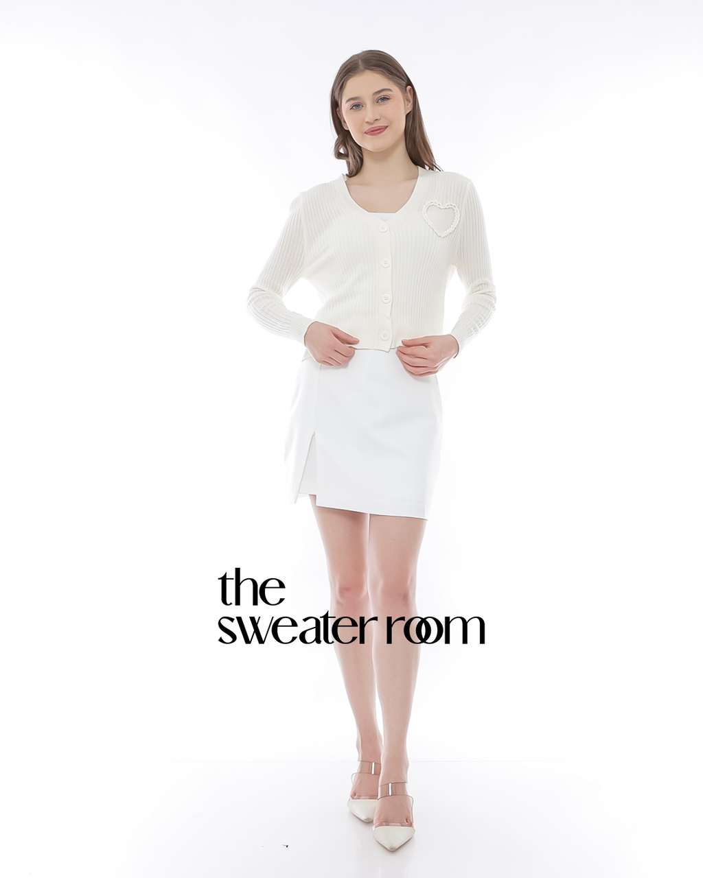Ella Heart Knit Cardigan