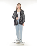 Aiden Paisley Patch Knit Cardigan Oversize