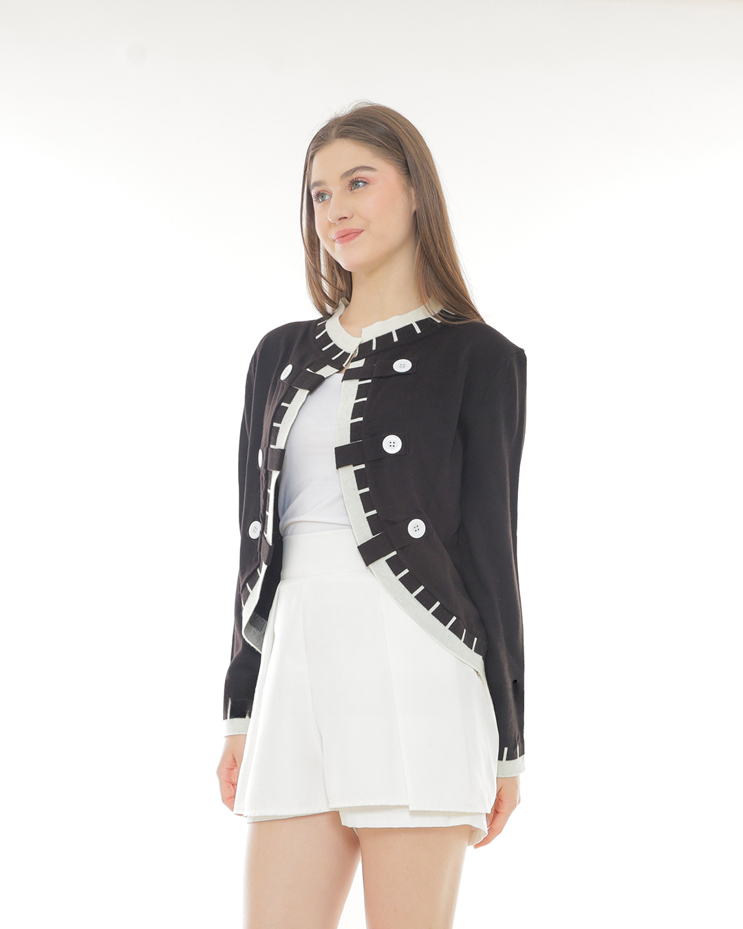 Rachel Crop Knit Cardigan