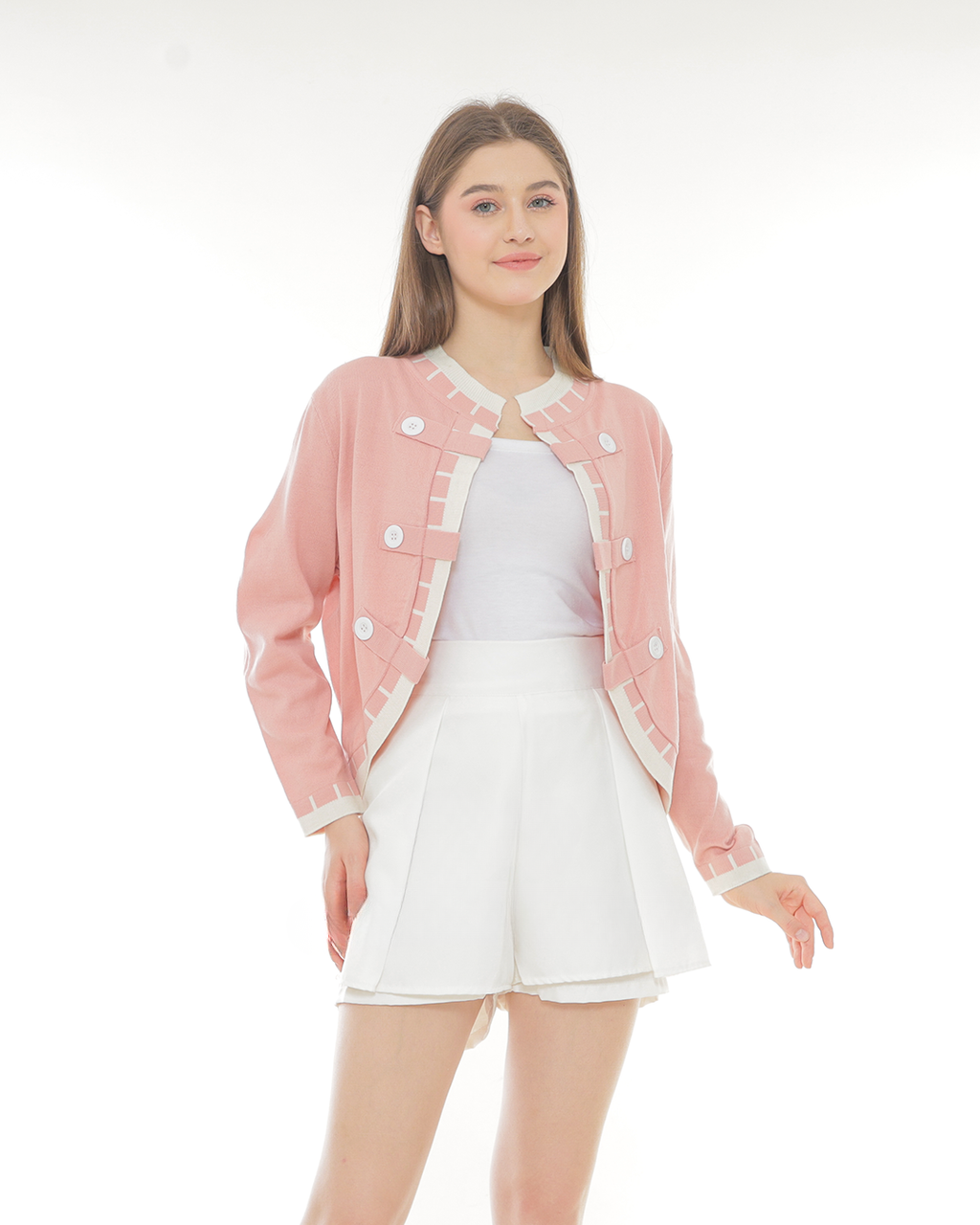 Rachel Crop Knit Cardigan