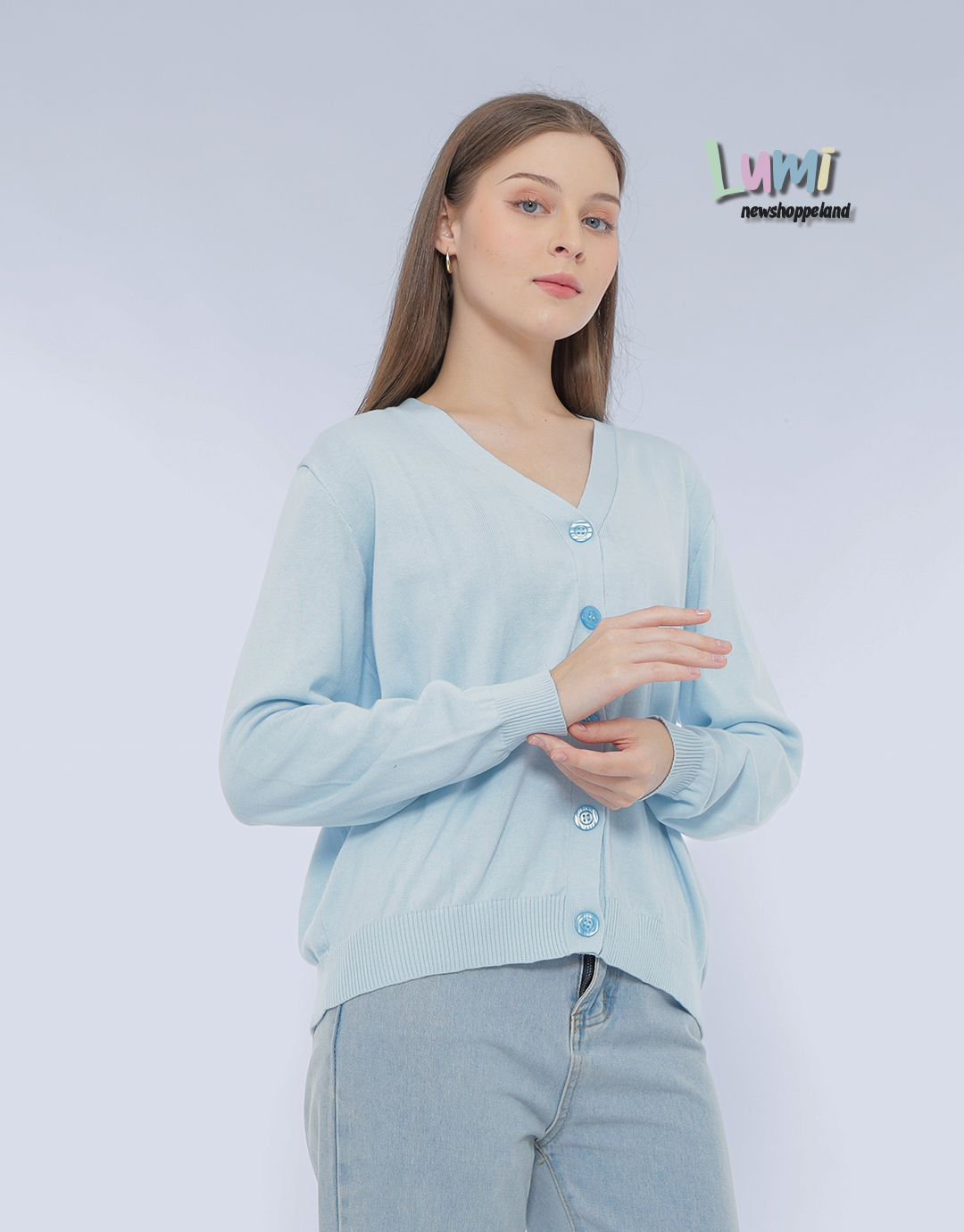 Lumi Cardigan Rajut Cotton Premium Korean Style