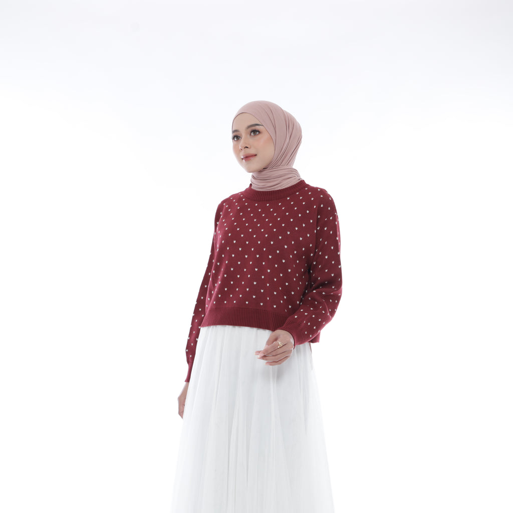 Pristine Mini Bow Knit Sweater