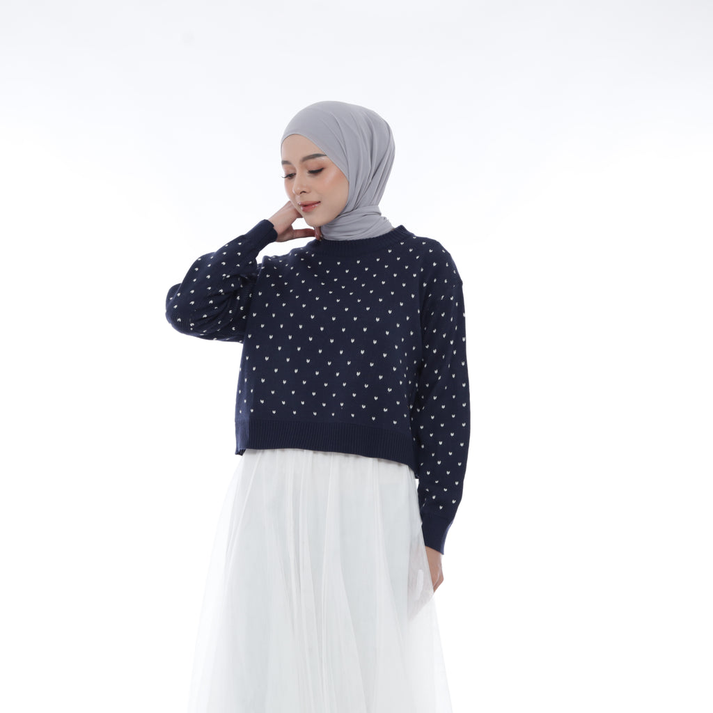 Pristine Mini Bow Knit Sweater