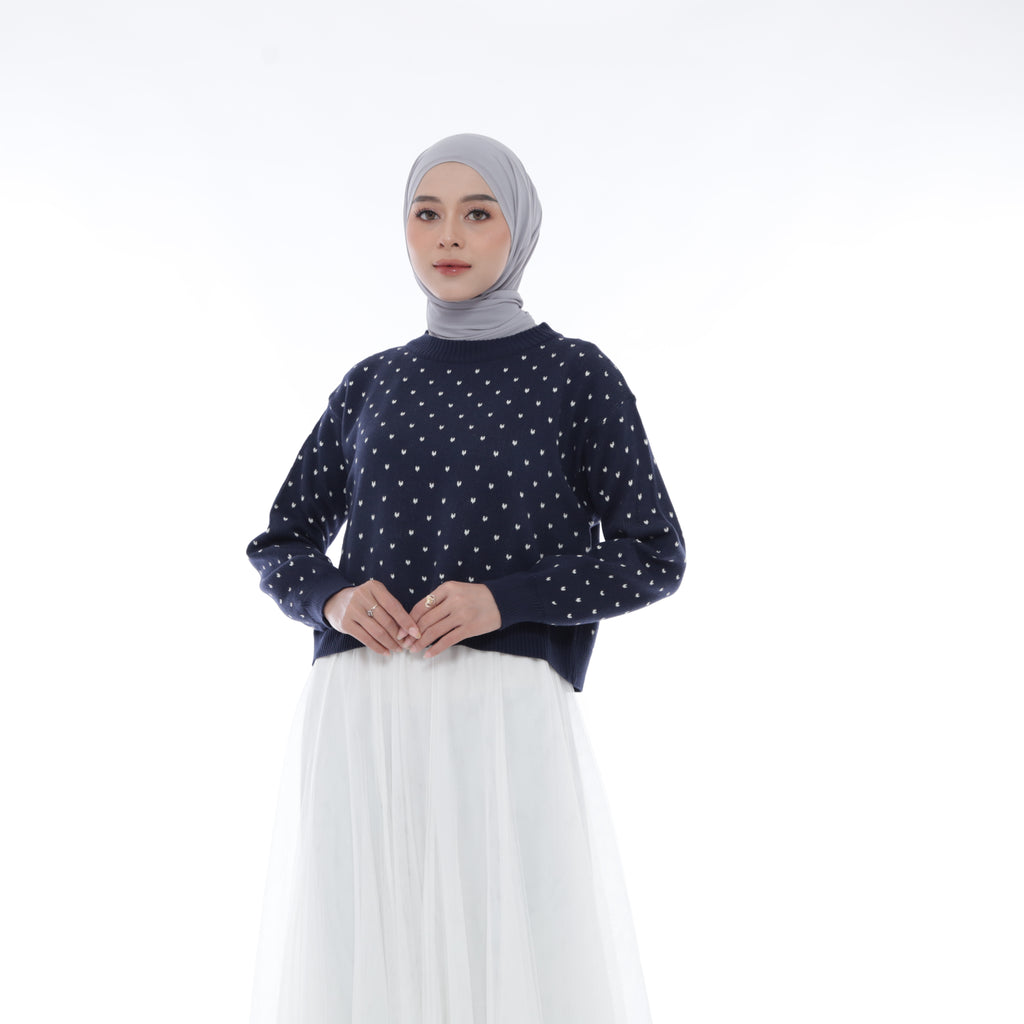 Pristine Mini Bow Knit Sweater