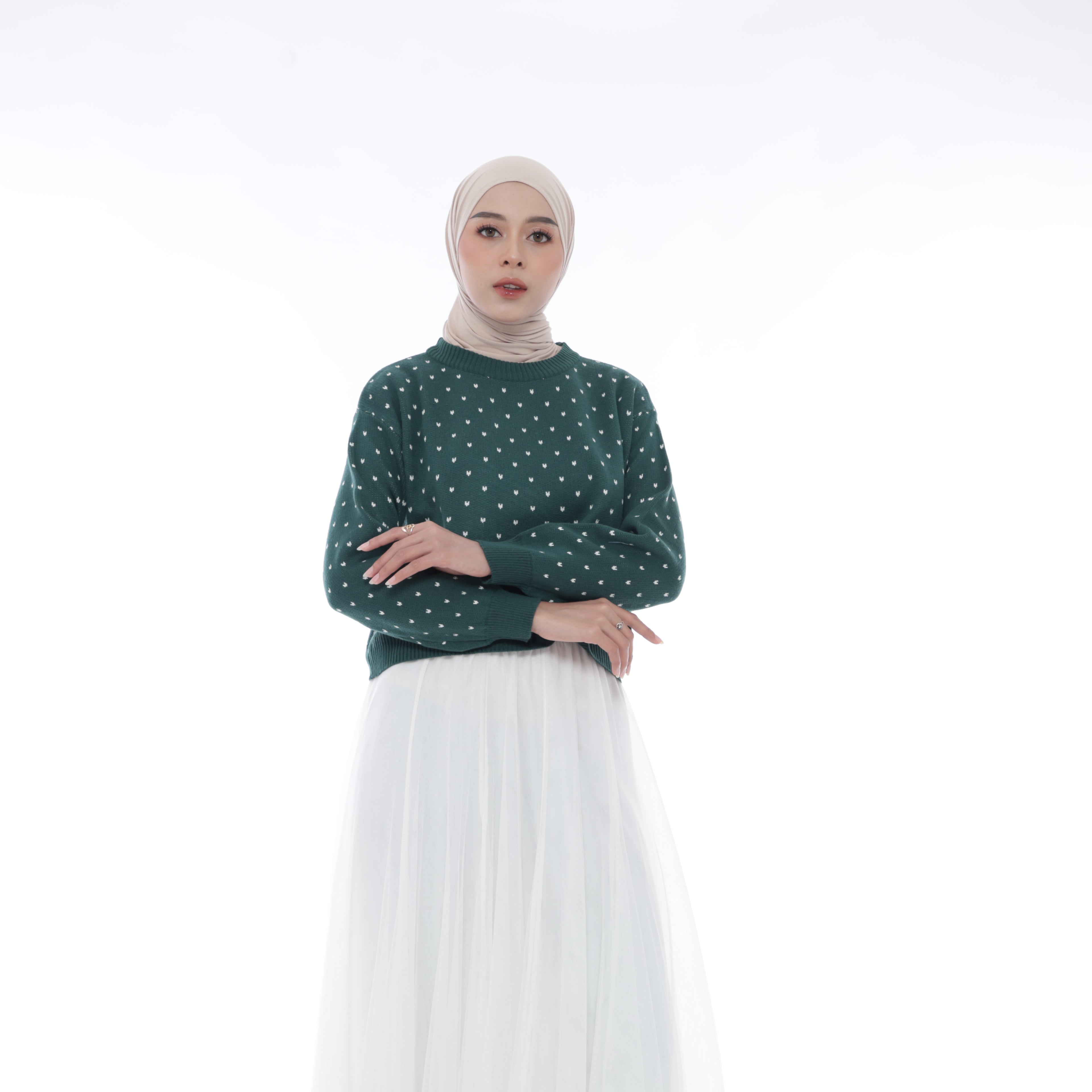 Pristine Mini Bow Knit Sweater