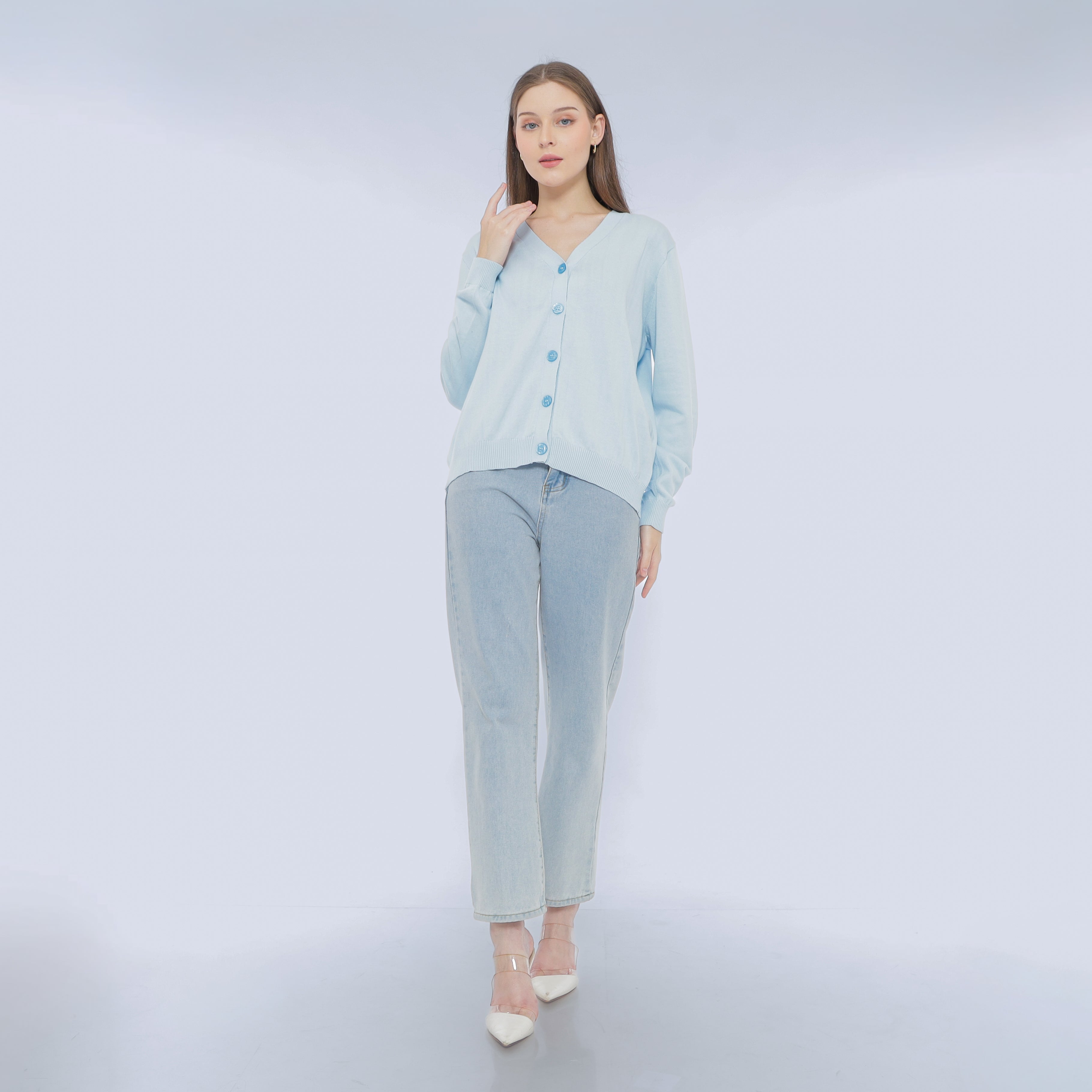 Lumi Cardigan Rajut Cotton Premium Korean Style