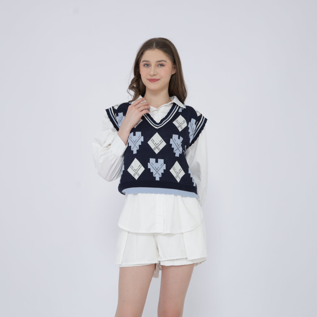 Wynie Lattice Vest Knit