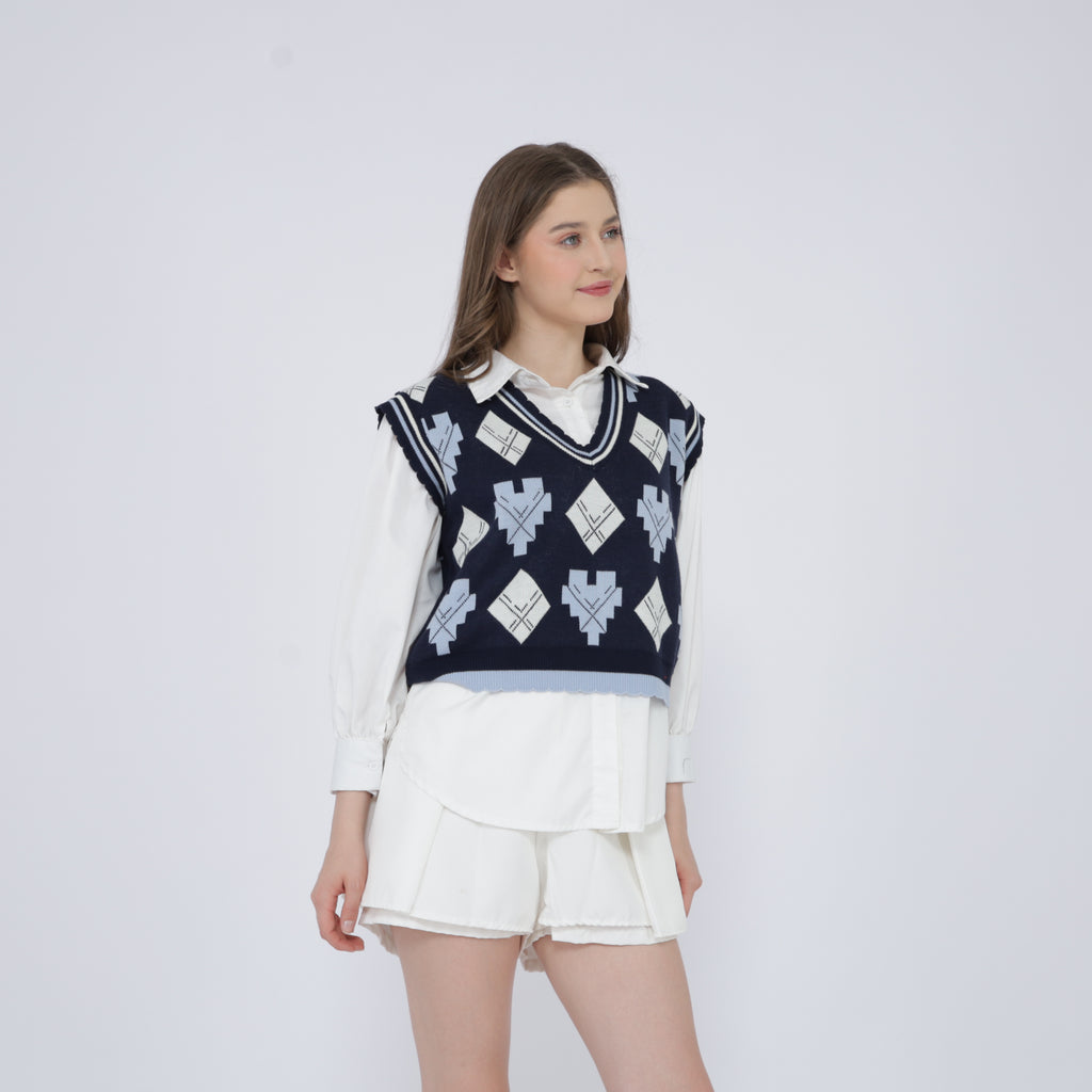 Wynie Lattice Vest Knit