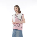 Faline Knit Vest – Minimalist Artsy Look 🎨