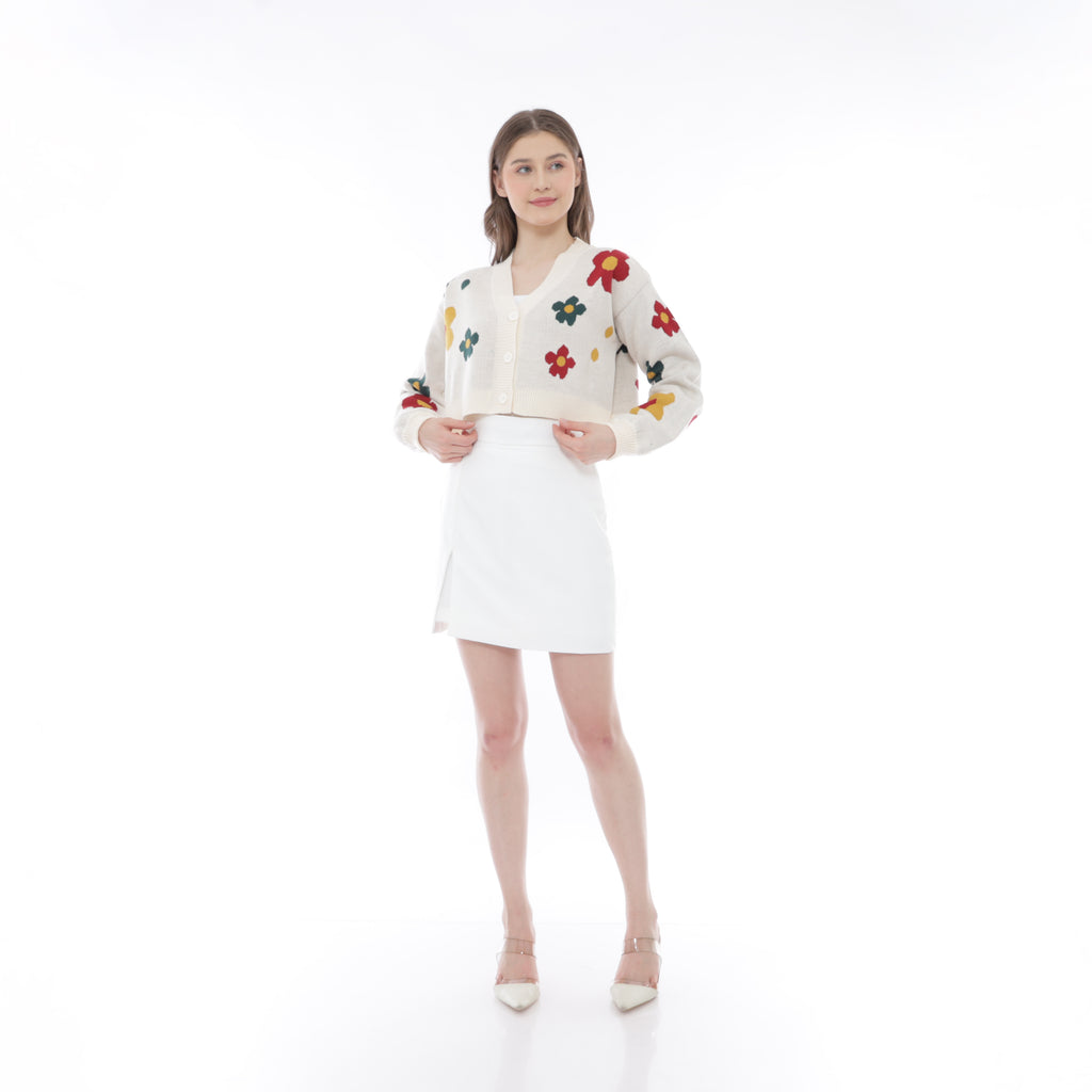 Blossom Flower Knit Cardigan