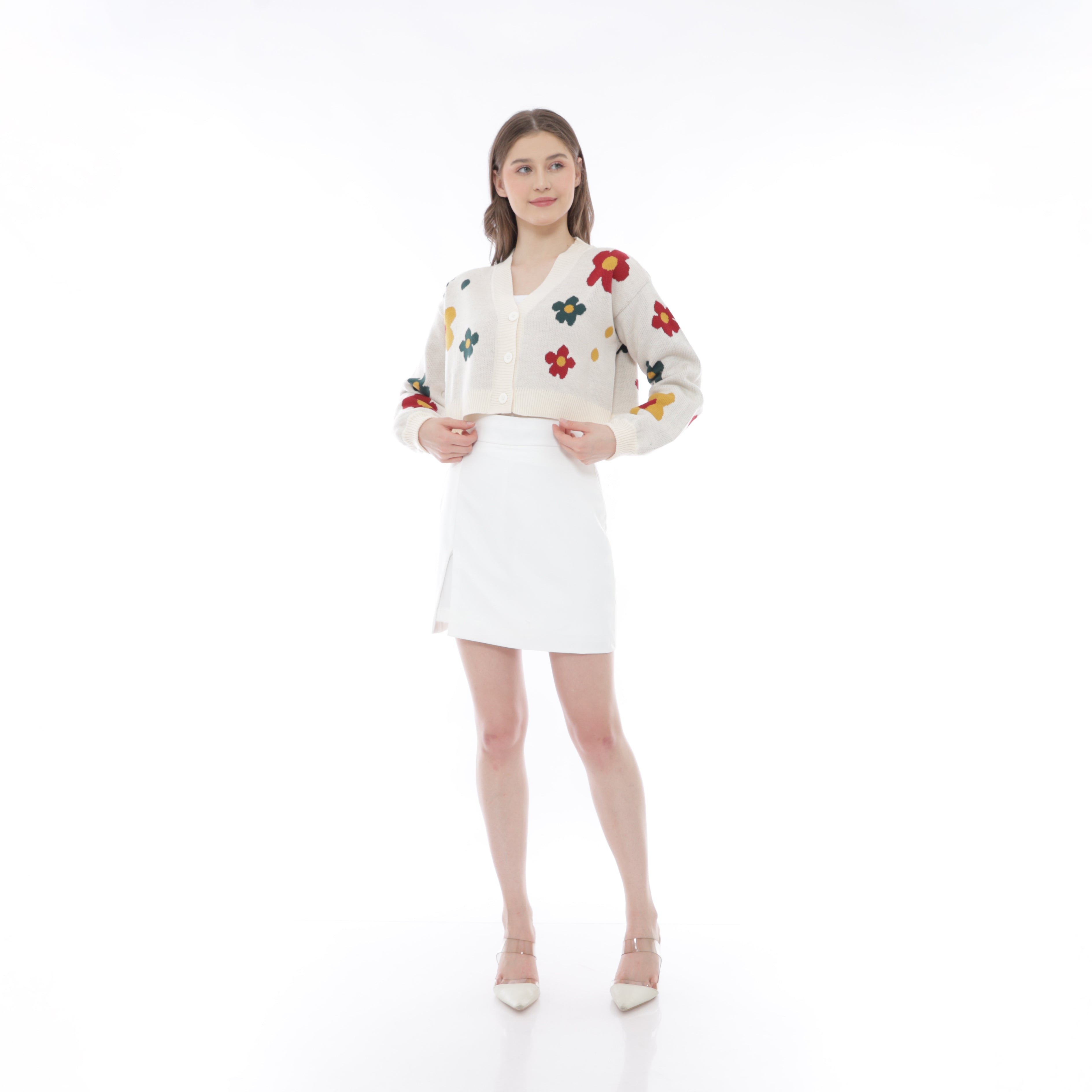 Blossom Flower Knit Cardigan