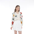 Blossom Flower Knit Cardigan