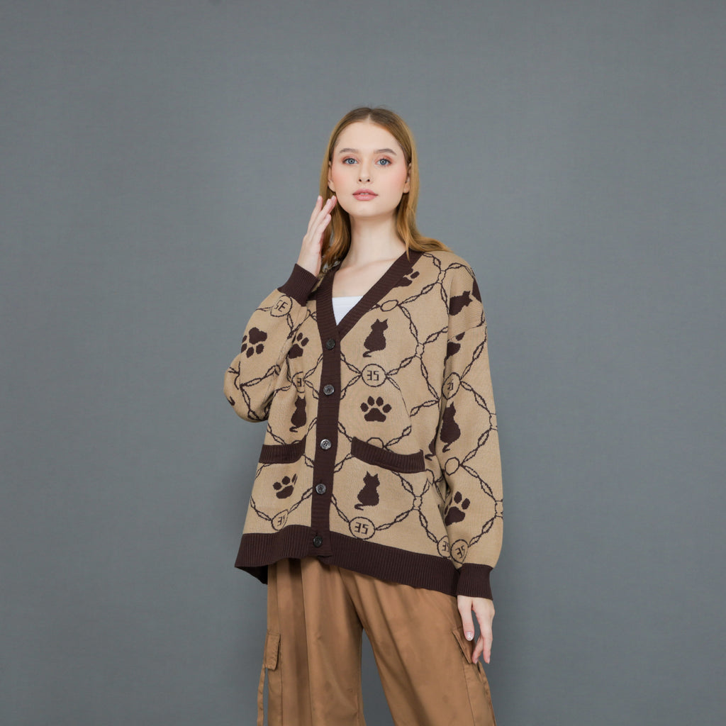 Kitten Paw Knit Cardigan