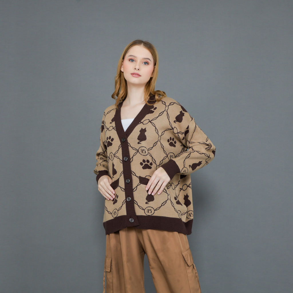 Kitten Paw Knit Cardigan