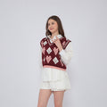 Wynie Lattice Vest Knit