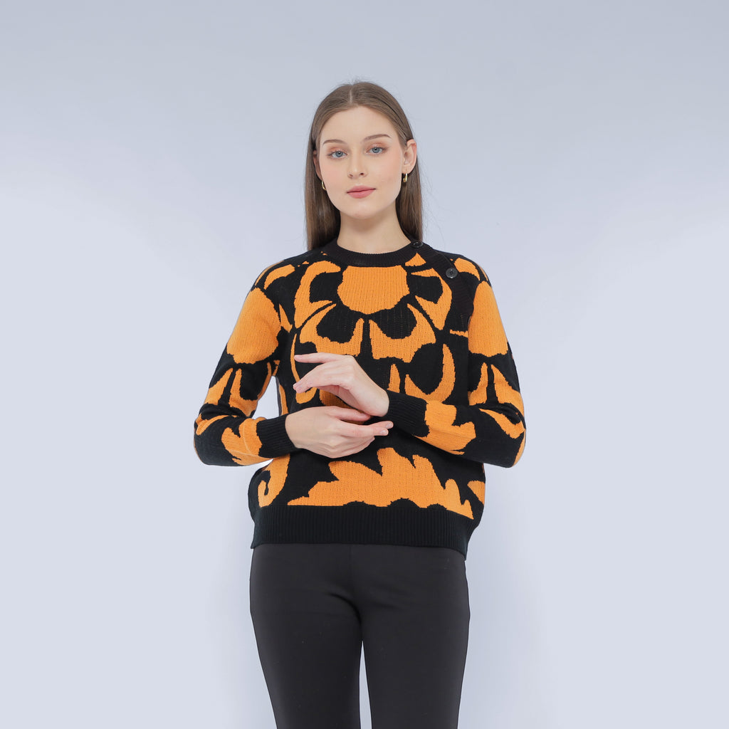 Eclipse Bloom Knit Top