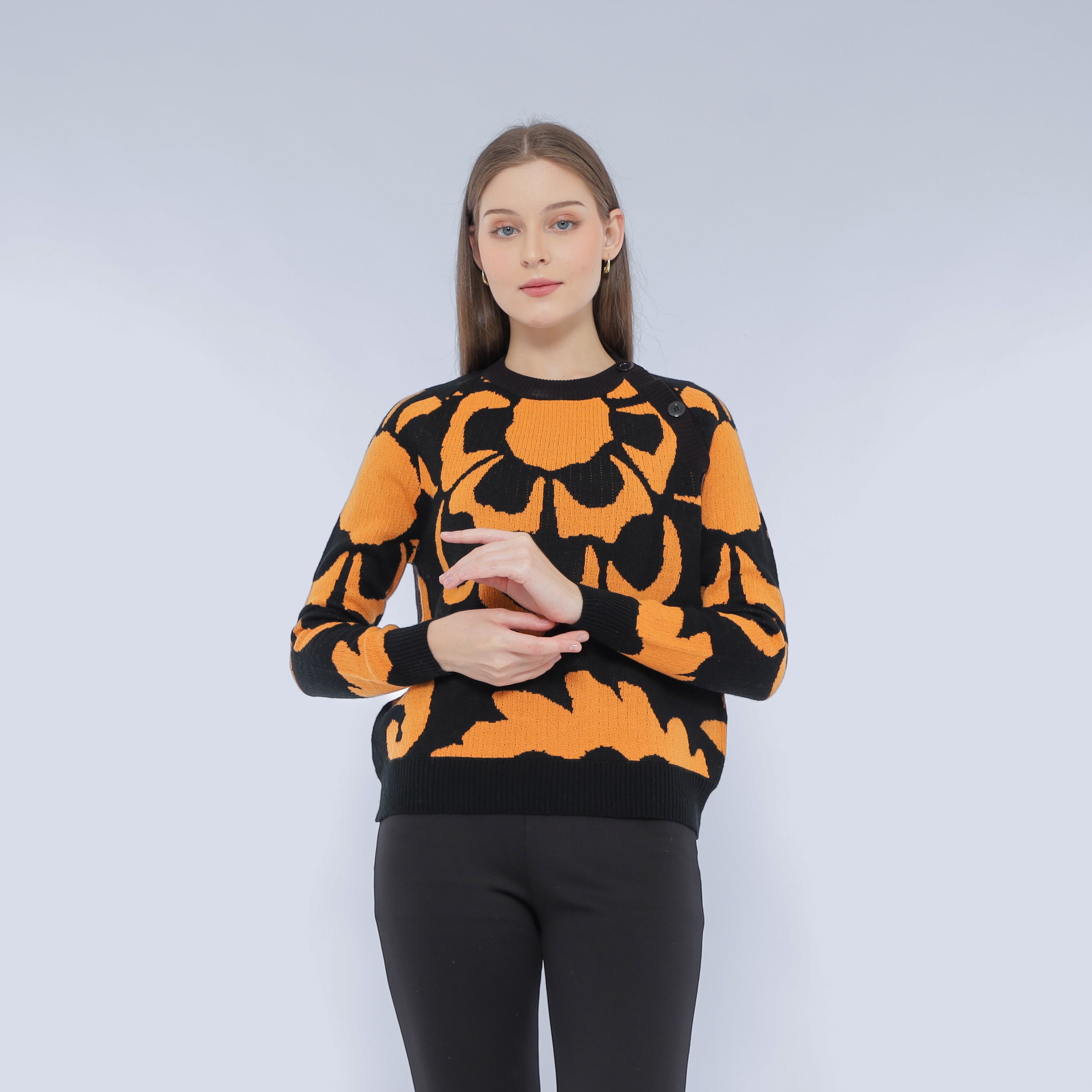 Eclipse Bloom Knit Top