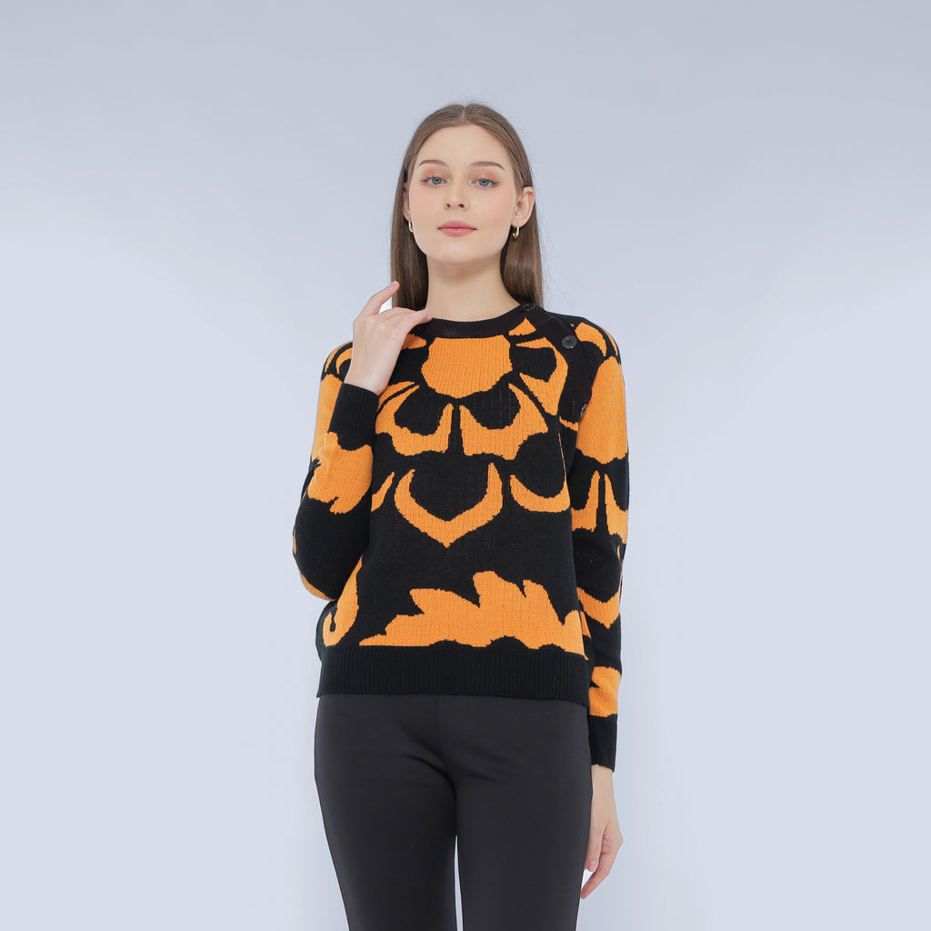 Eclipse Bloom Knit Top