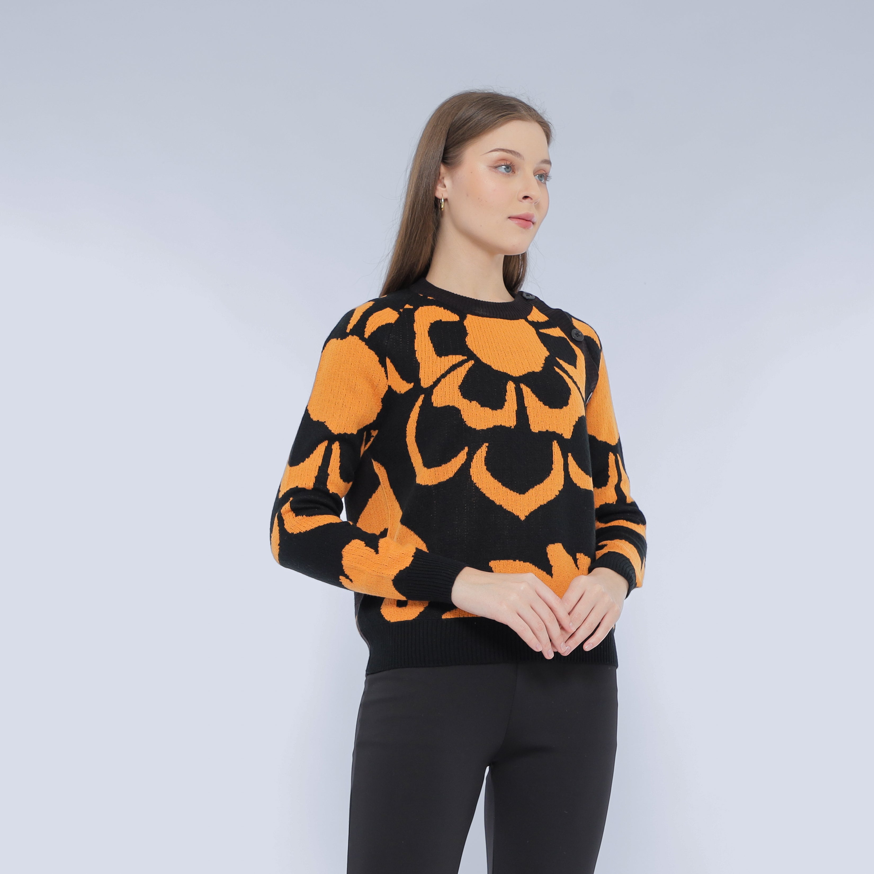 Eclipse Bloom Knit Top