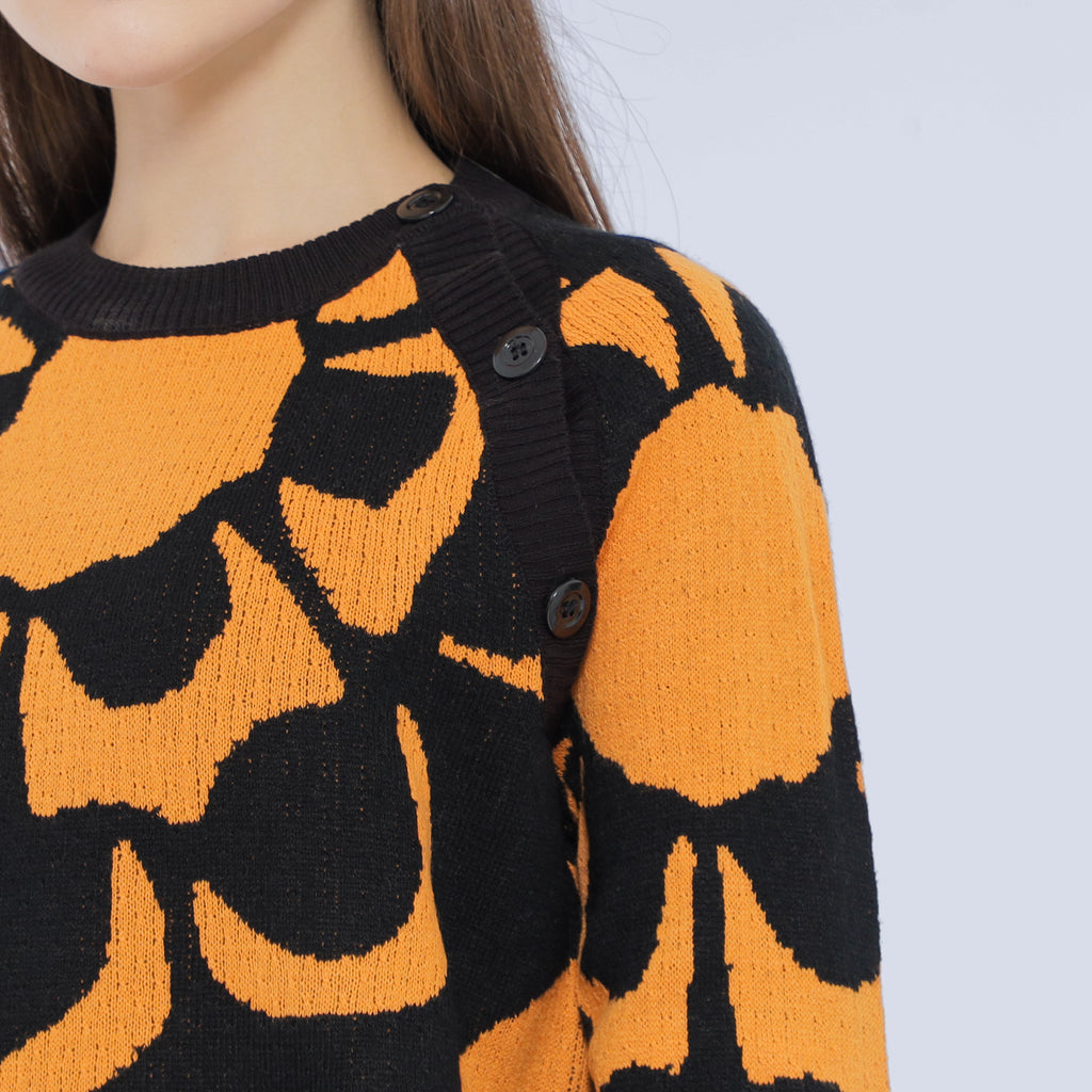Eclipse Bloom Knit Top