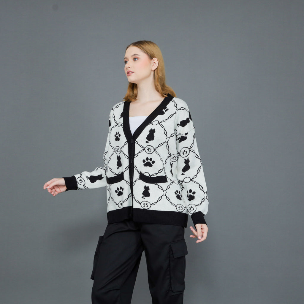Kitten Paw Knit Cardigan