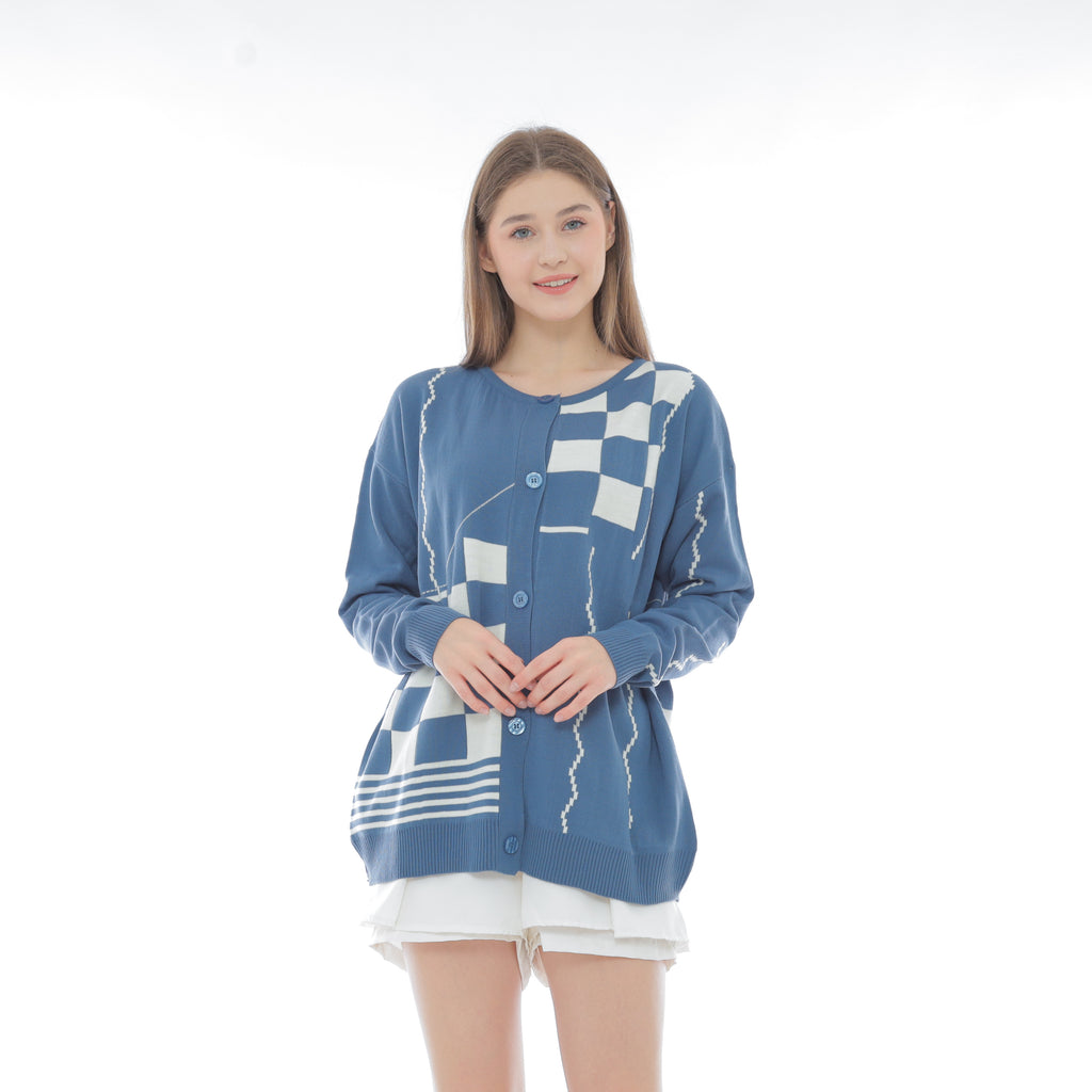 Dasha Pattern Knit Cardigan